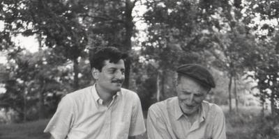 1964 Baruchello con Duchamp